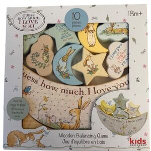 Kids Preferred Guess How Much I Love You Wooden Balancing Game 10 Piece Set 18m+